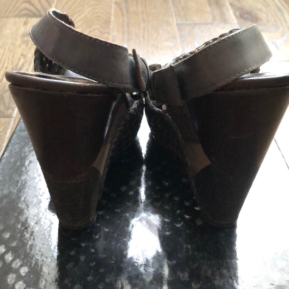 Sam Edelman Wedge Platform Sandals - Picture 5 of 8